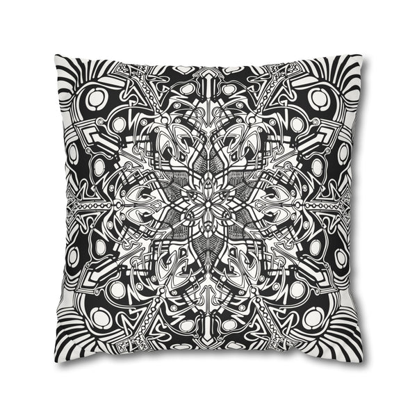 Faux Suede Square Pillowcase
