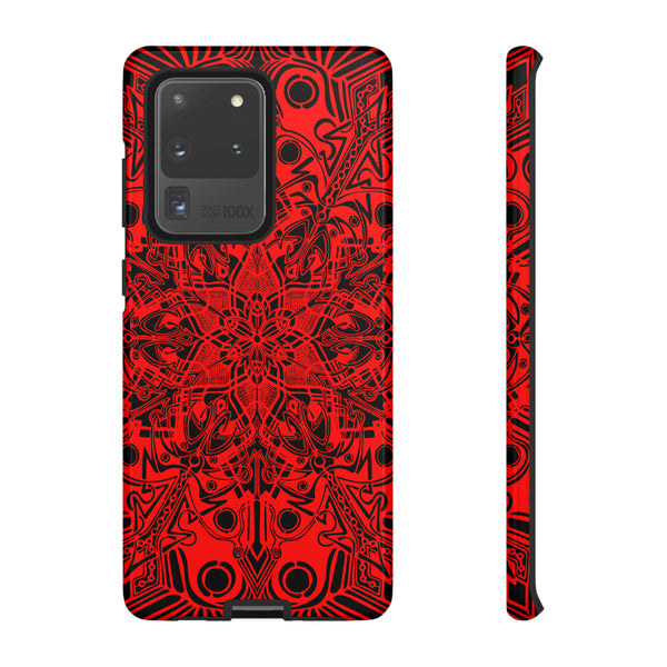 Red Mandala Tough Cases