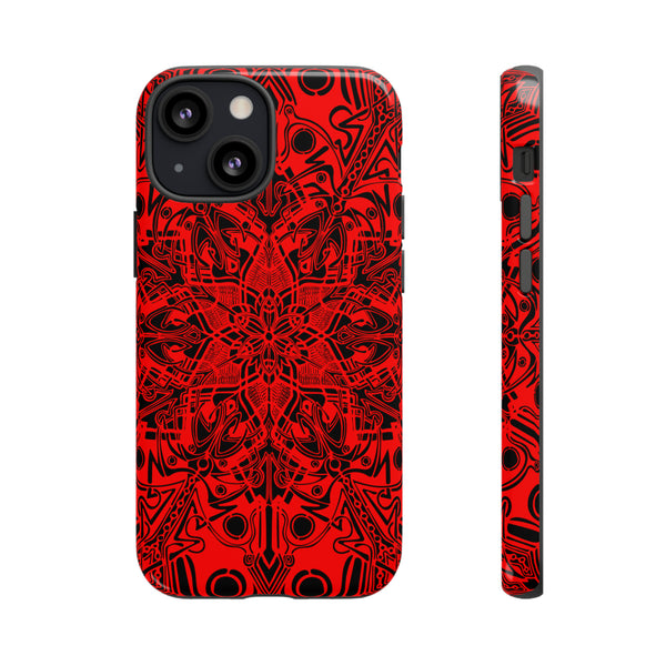 Red Mandala Tough Cases