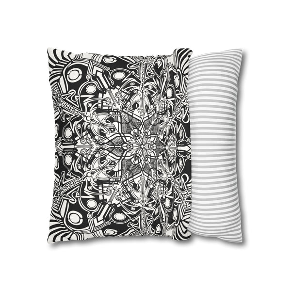 Faux Suede Square Pillowcase