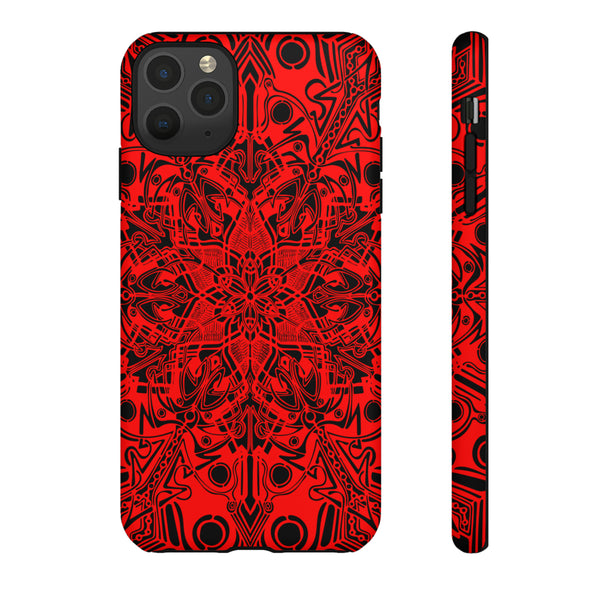 Red Mandala Tough Cases