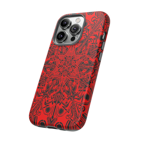 Red Mandala Tough Cases