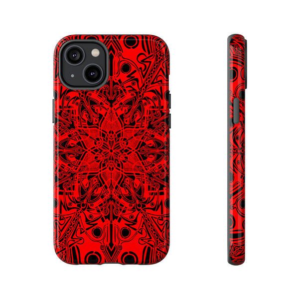 Red Mandala Tough Cases