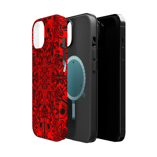 RED Mandala Case Mate Tough Phone Cases - Sand Vandal