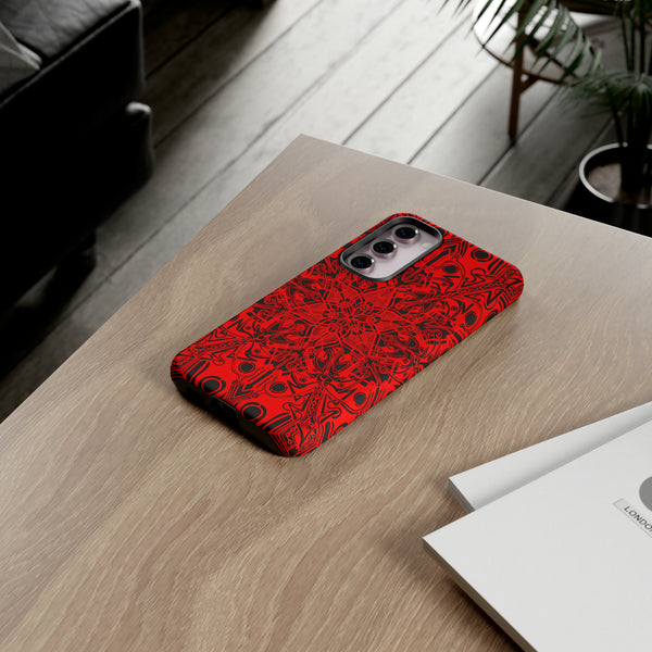 Red Mandala Tough Cases