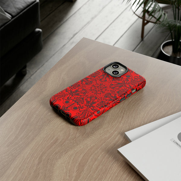 Red Mandala Tough Cases