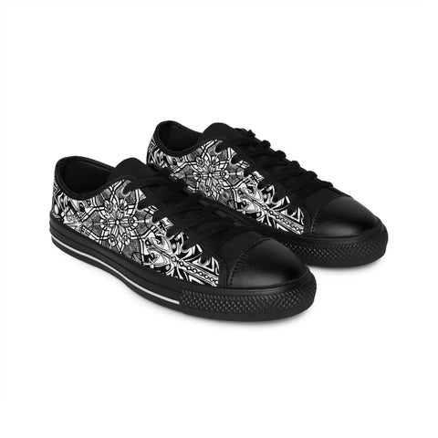 Kopie von schwarz-weißen Herren-Sneakers