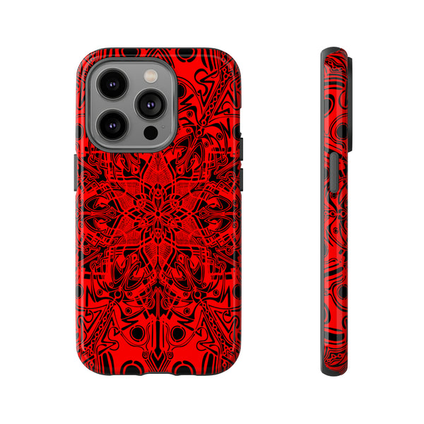 Red Mandala Tough Cases