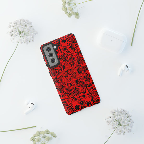 Red Mandala Tough Cases