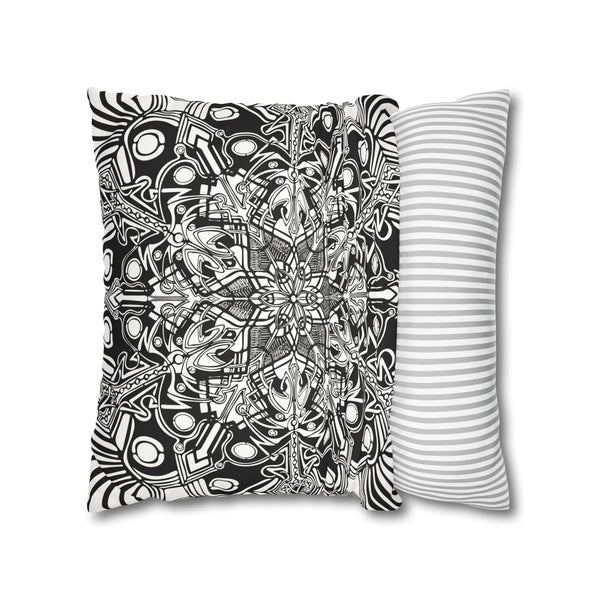 Faux Suede Square Pillowcase