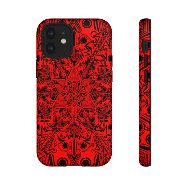 Red Mandala Tough Cases