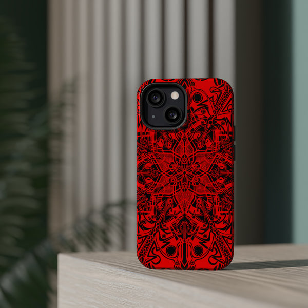 RED Mandala Case Mate Tough Phone Cases - Sand Vandal