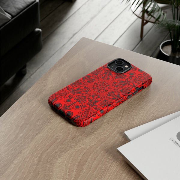 Red Mandala Tough Cases