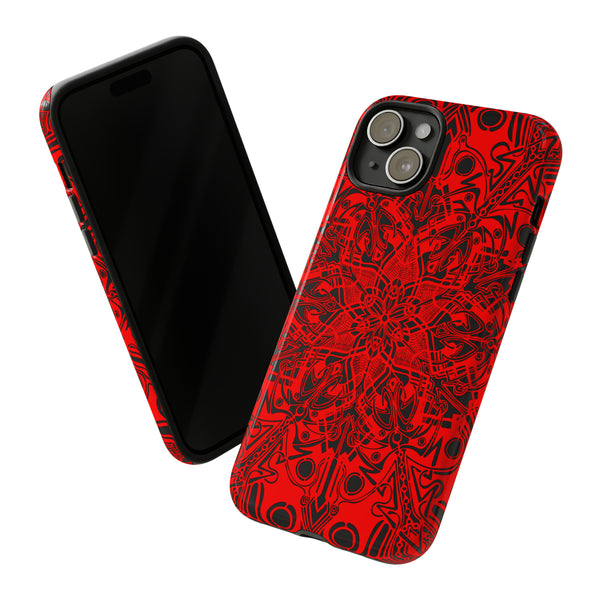 Red Mandala Tough Cases