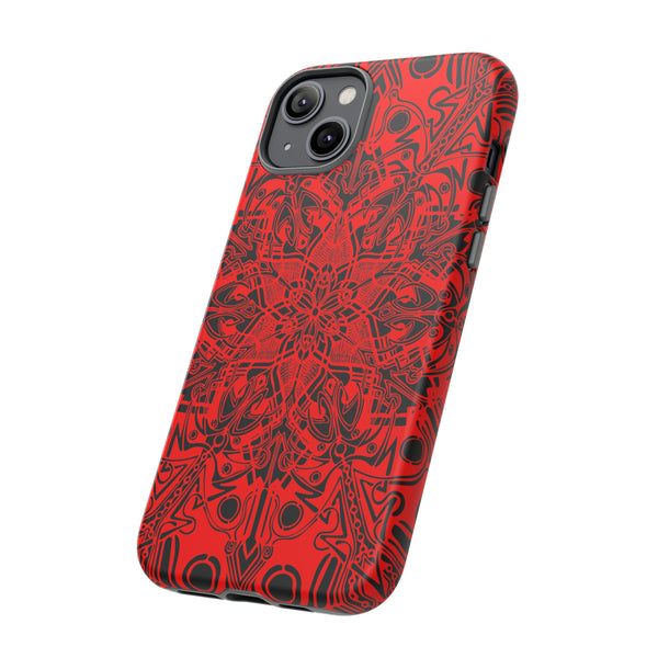 Red Mandala Tough Cases