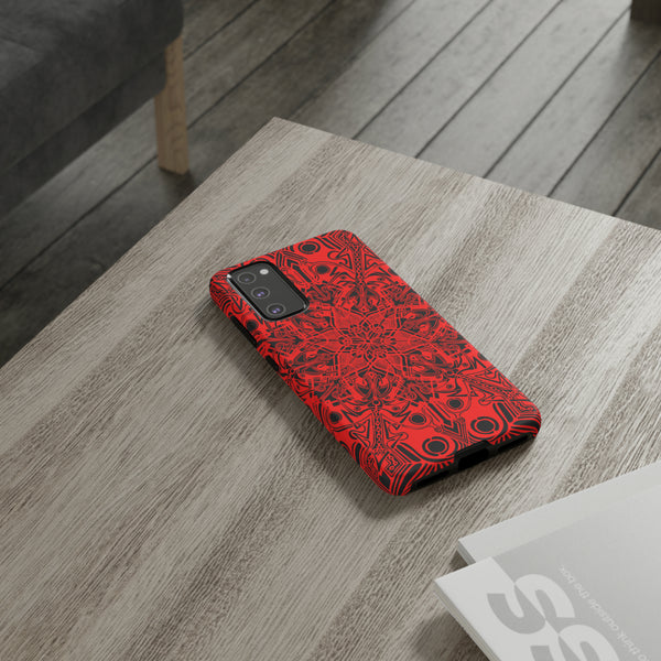 Red Mandala Tough Cases