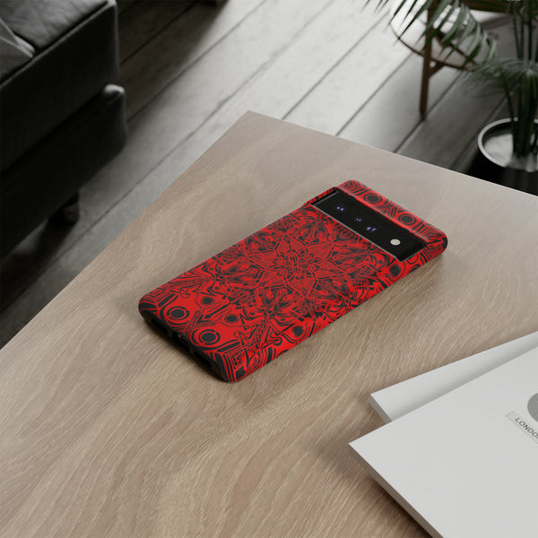 Red Mandala Tough Cases