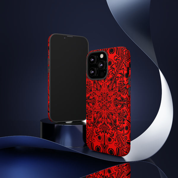Red Mandala Tough Cases