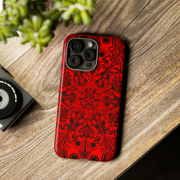 Red Mandala Tough Cases