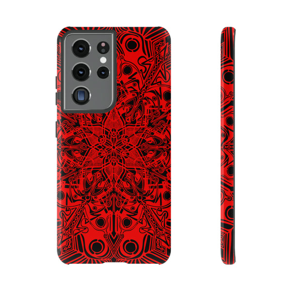 Red Mandala Tough Cases