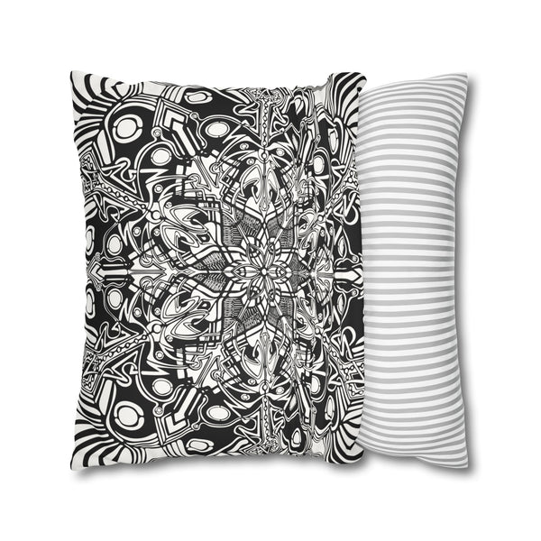 Faux Suede Square Pillowcase