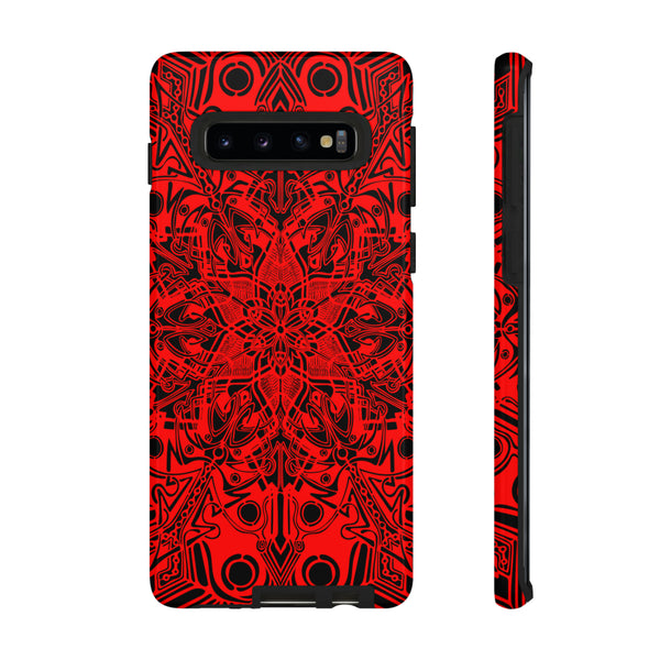 Red Mandala Tough Cases
