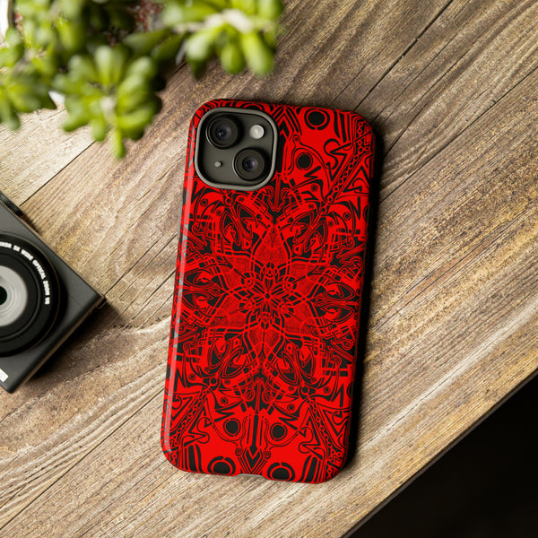 Red Mandala Tough Cases