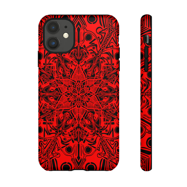 Red Mandala Tough Cases