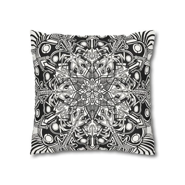 Faux Suede Square Pillowcase