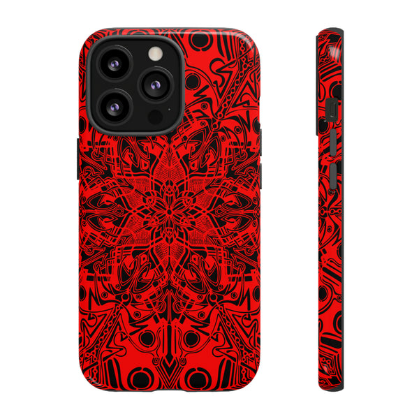 Red Mandala Tough Cases