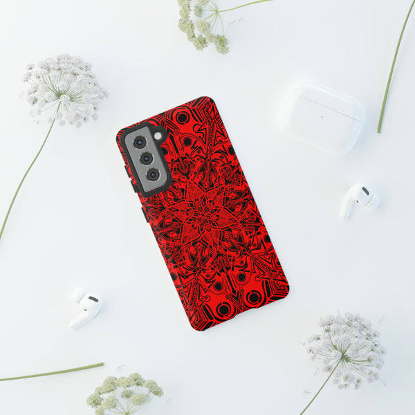 Red Mandala Tough Cases