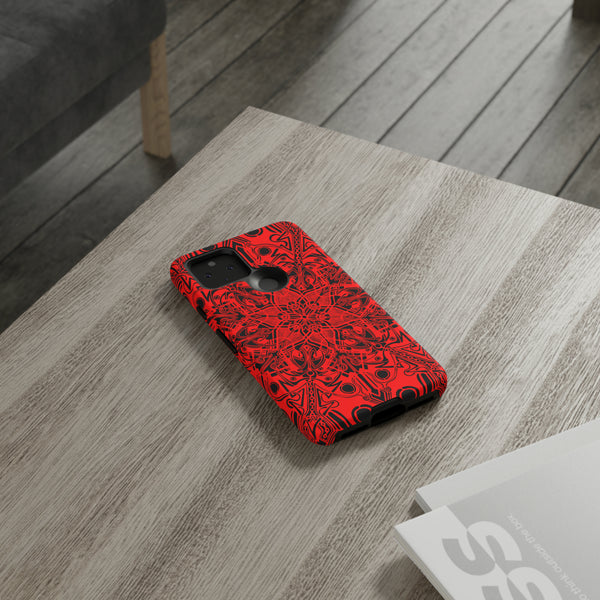 Red Mandala Tough Cases