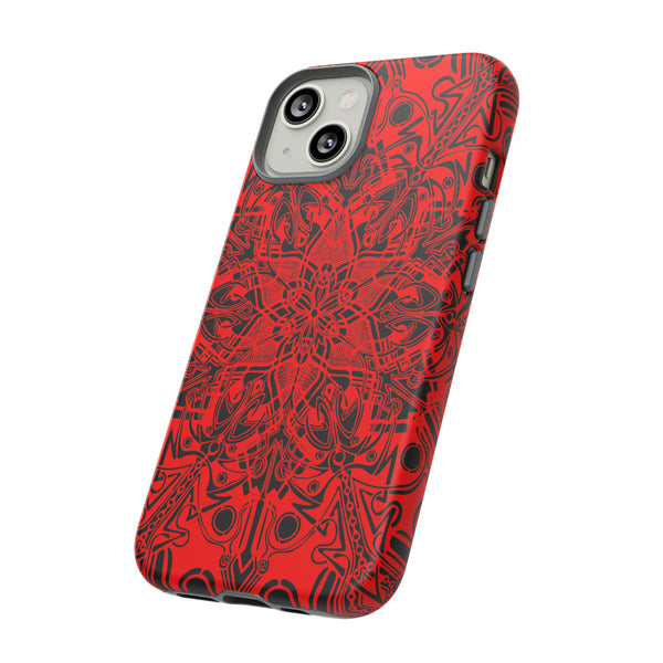Red Mandala Tough Cases