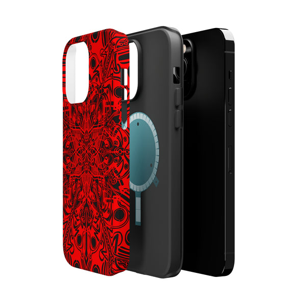 RED Mandala Case Mate Tough Phone Cases - Sand Vandal