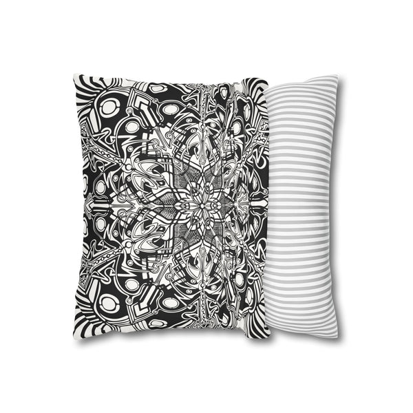 Faux Suede Square Pillowcase