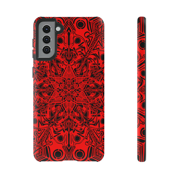 Red Mandala Tough Cases