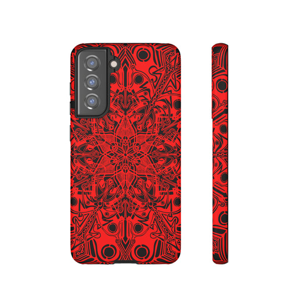 Red Mandala Tough Cases