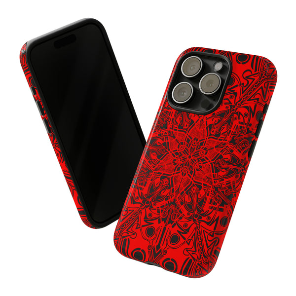 Red Mandala Tough Cases