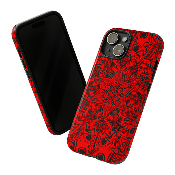 Red Mandala Tough Cases
