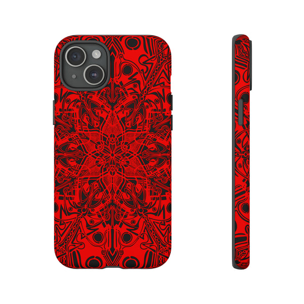 Red Mandala Tough Cases