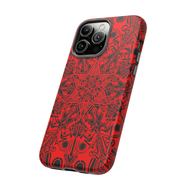 Red Mandala Tough Cases