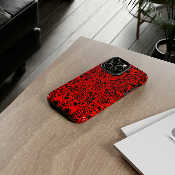 Red Mandala Tough Cases