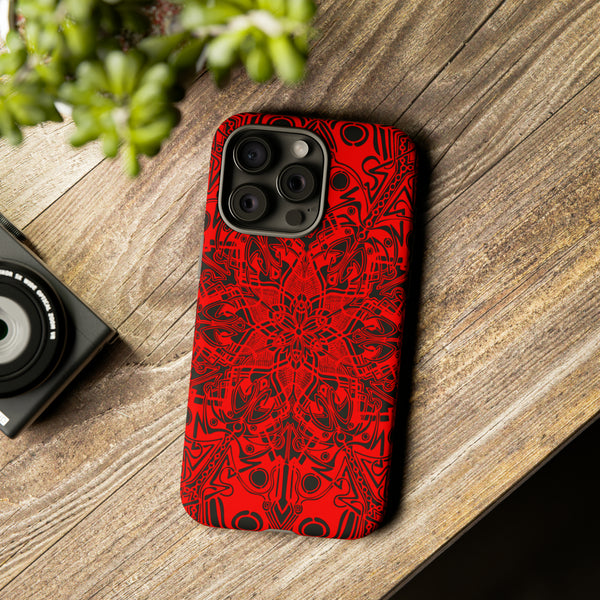 Red Mandala Tough Cases