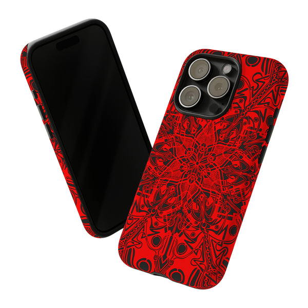 Red Mandala Tough Cases