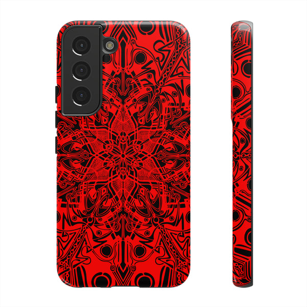 Red Mandala Tough Cases