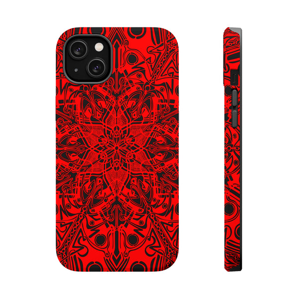 RED Mandala Case Mate Tough Phone Cases - Sand Vandal