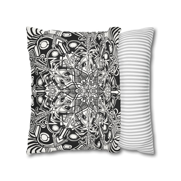 Faux Suede Square Pillowcase