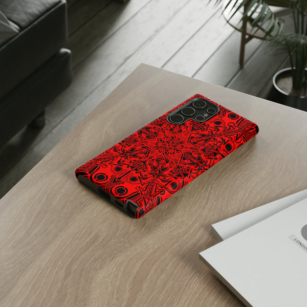 Red Mandala Tough Cases
