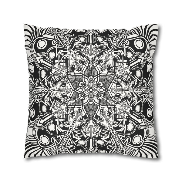 Faux Suede Square Pillowcase
