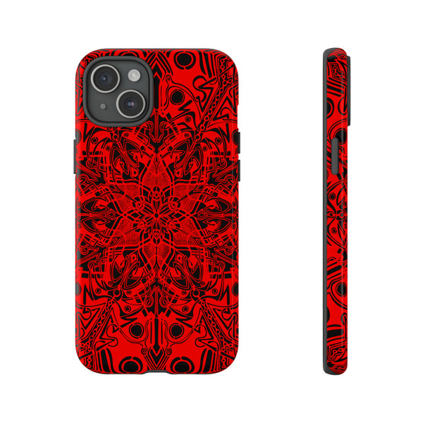 Red Mandala Tough Cases